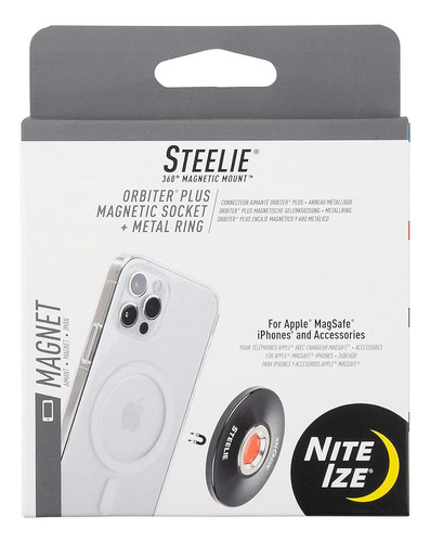 Nite Ize, Inc. Stoms-01-r8 Nite Ize Steelie Orbiter Plus Soc