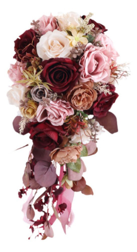 Ramo De Boda, Novia Con Flores, Ramo De Mano Romántico