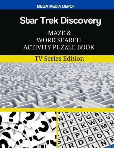 Star Trek Discovery Maze And Word Search Activity Puzzle Boo