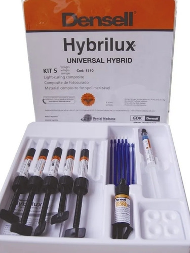 Imagen 1 de 1 de Kit Composite 5 Jeringas + Bond Hybrilux Universal