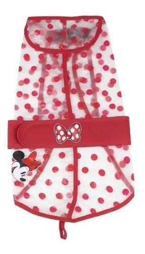 Piloto Para Perro Impermeable Ajustable Minnie Talle L