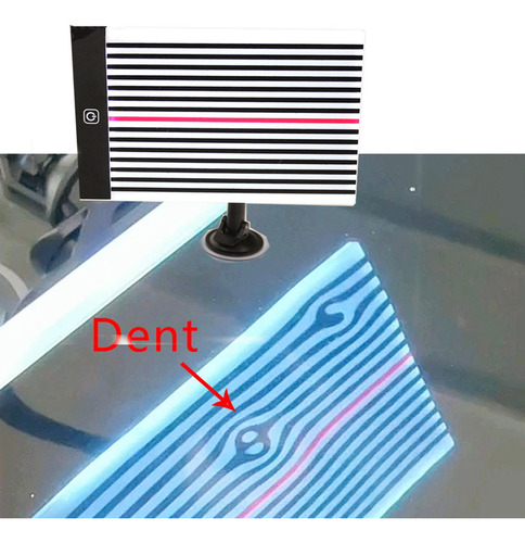 Dent Wire Board Reflection Line Board Economia De Trabalho