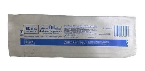 Imagen 2 de 2 de Jeringa 60ml Para Rellenar Cartuchos Sistema Tinta Continua