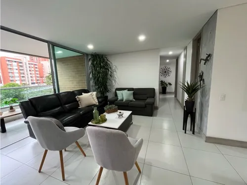 Apartamento Con Súper Balcón Y Vista- Área 116 Mt- 3 Alcobas-los Mesa