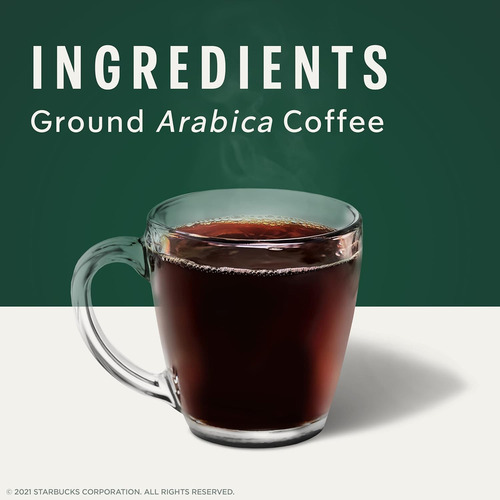 Starbucks Café Molido Café Tostado Oscuro 12 Oz