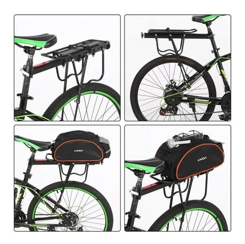 Imagen 2 de 7 de Parrilla Soporte Rack Bicicleta Alforja 50kg !!!