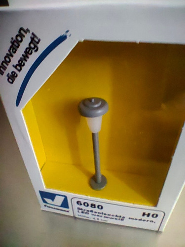 Imagen 5 de 5 de Farol De Iluminacion, Escala H0, Viessmann 6080, Luz Led