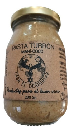 Pasta Turrón Maní/coco 230g Casa El Despertar