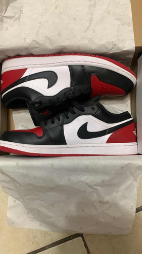 Tenis Nike Jordan 1 Low Bred Toe 2.0