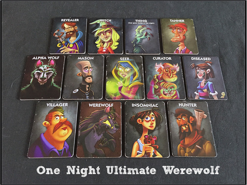 One Night Ultimate Werewolf Juego De Mesa Roles Juegopoly (Reacondicionado)