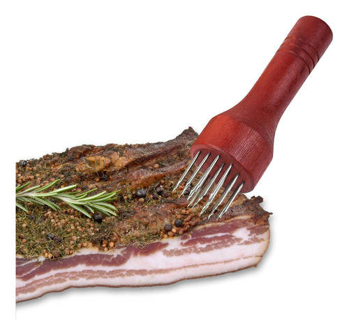 De Carne Profesional Con Utensilios De Cocina Con Mango Rojo