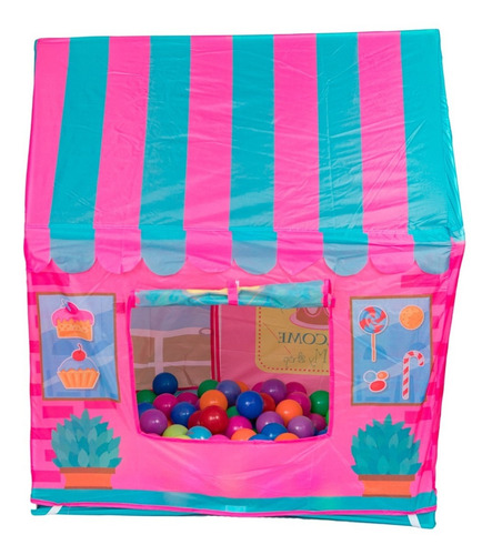 Casa De Campaña Papubaby De Helados Color Nina