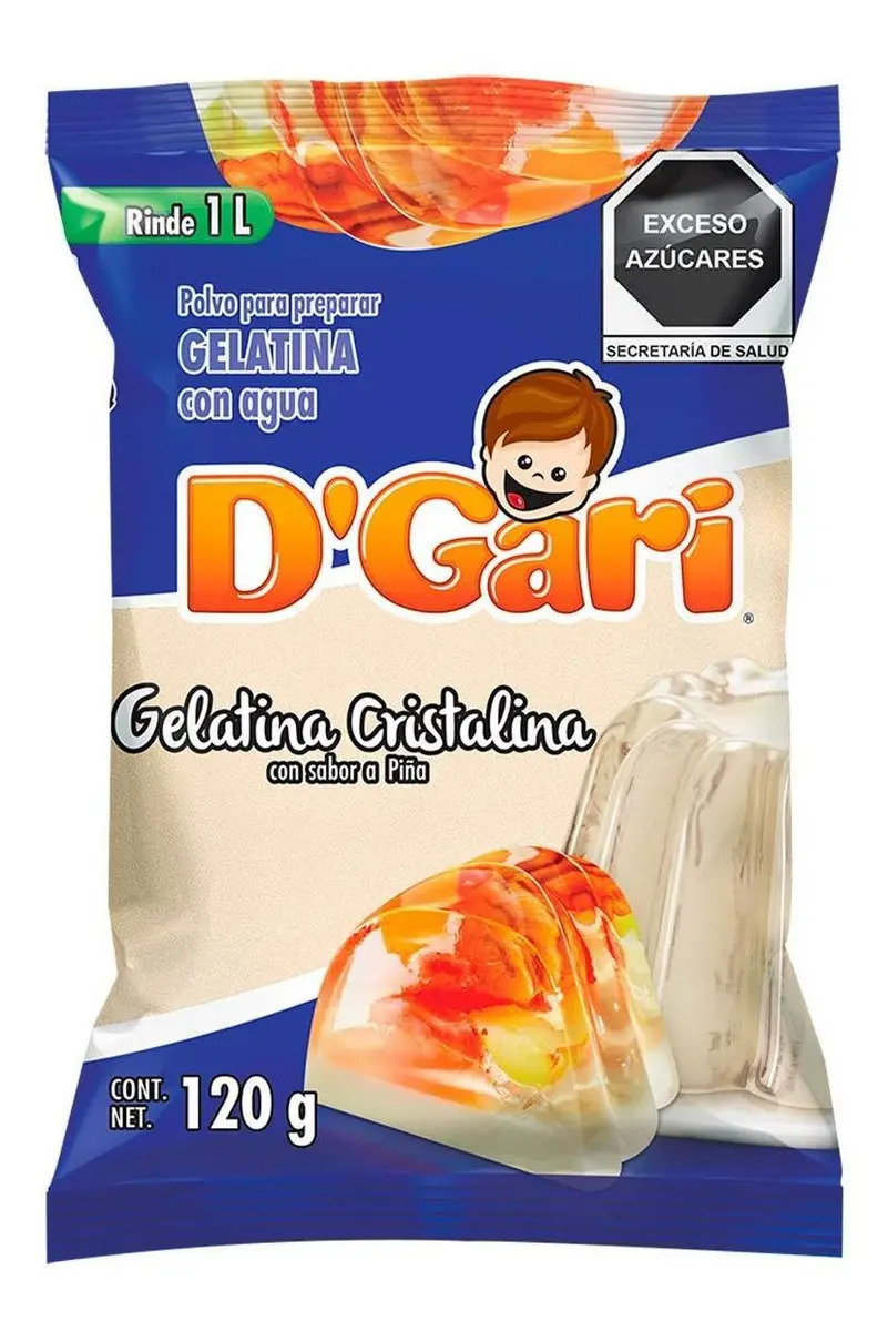 Gelatina D'Gari Cristalina 120g