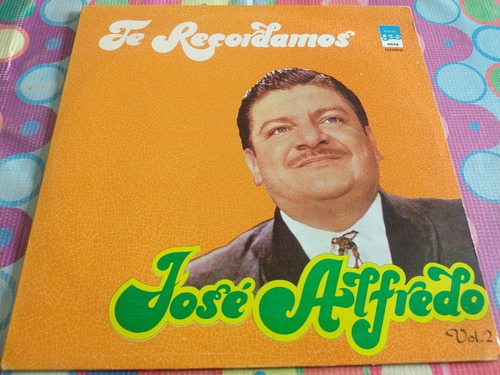 Te Recordamos Jose Alfredo Vol 2 Lp Varios Disco Azul Y