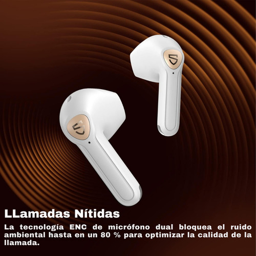 Audífonos Bluetooth Soundpeats Air3 Deluxe Hs Blanco Soporte del Codec LDAC