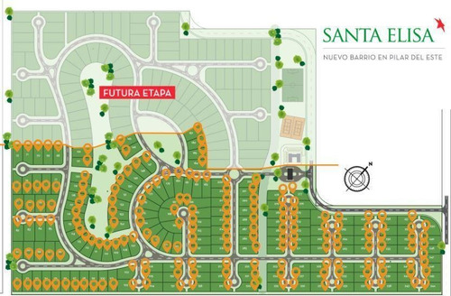 Imagen 1 de 3 de Hermoso Lote En Venta En Barrio Santa Elisa, Pilar Del Este!!!