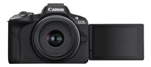 Câmera Canon Mirrorless Eos R50 24.2mp Aps-c + Lente 18-45mm
