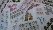 Comprar 06 Cartelas De Películas Em Gel Para Unhas Mãos E Pés