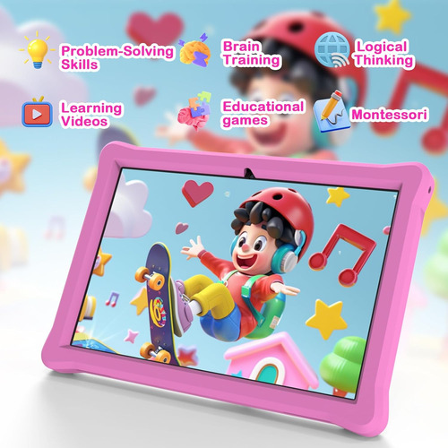 Kids Tablet 10 Pulgadas Tablet Android 12 Tablet Para Niñ...