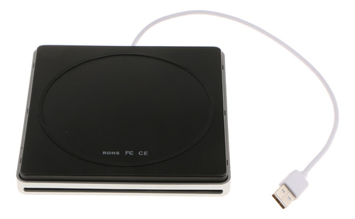 Unidade De Gravador De Dvd-rw Com Slot Usb 2.0 Fino Para