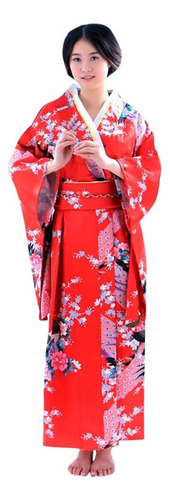 Bata Con Estampado De Kimono Ropa De Mujer Japonesa