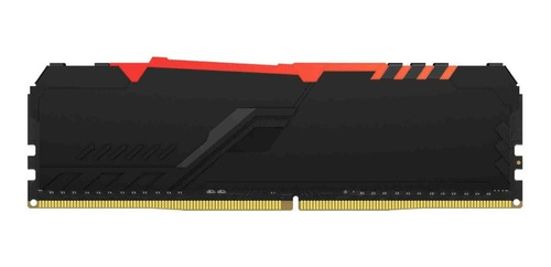 Imagen 4 de 4 de Memoria Ram Kingston Fury Beast Ddr4 8gb 3200 Negro Rgb