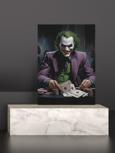 Cuadro Mural Moderno Deco Joker El Guason Casino Full Hd