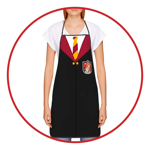 Delantal Cocina  Harry Potter Uniformo O Capa Gryffindor 