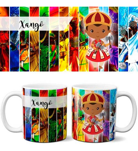 Estampas Canecas Sublimação Orixás Kit 2 Png Mockups
