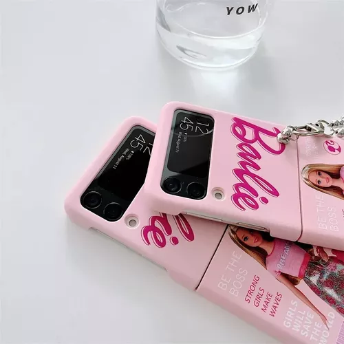 Funda rosa femenina para Galaxy Flip 4, diseño retro con diseño de luna y  amor para Z Flip 4, bonita funda para mujer para Samsung Galaxy Z Flip 4  con