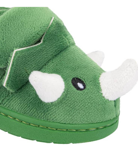 Pantufla Dinosaurio Velcro Niños Schatz Kids Verde
