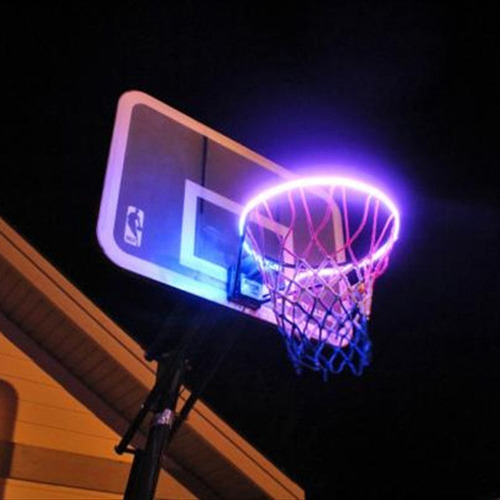 Baloncesto Aro Solar Luz Led Energía Baloncesto Borde Noc