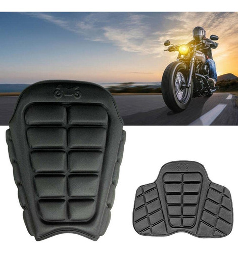 Cojín De Asiento De Motocicleta, Funda De Asiento De Motocic