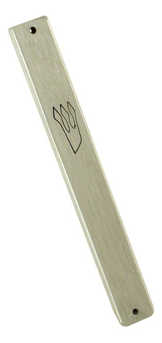 Estuche Para Mezuzah Peer Hastam 5.5  Plata Mate