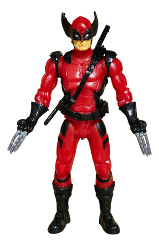 Figura De Accion Super Heroe Wolverine Traje Deadpool Var1