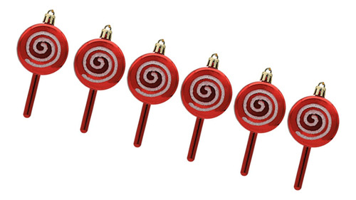 2 Paquete De 2-6 Adornos Navideños De 6 Uds., 10cmx5cm