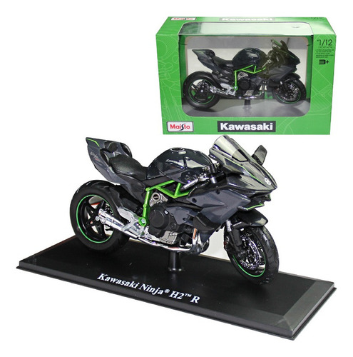 Modelo De Brinquedo 1:12 Kawasaki Ninja H2r Para Motoc