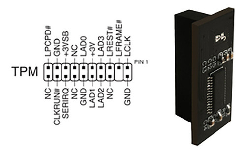 2025 Ho Placa De Módulo Tpm 1.2 De 20 Pines For Asus Msi