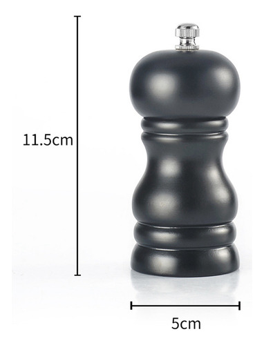 Juego De Molinillos De Madera Para Sal Y Pimienta, 2 Unidade