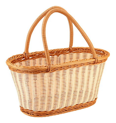 Cesta De Picnic Cestas De Flores Cesta De Recolección De