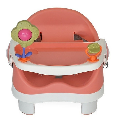 Silla De Comer Booster Coral Bebé Doble Altura Carestino
