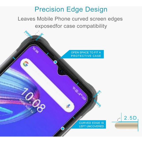 Película De Vidrio Para Umidigi Bison X10g Para Umidigi Biso