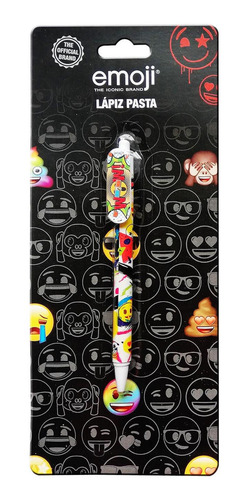 Lapiz Pasta Cuerpo Metalico Emoji
