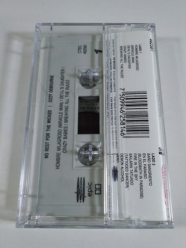 Ozzy Osbourne No Rest For The Wicked Cassette Kct (Usado)