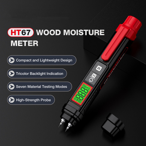 Medidor De Humedad, Higrómetro Para Madera, Medidor De Humed