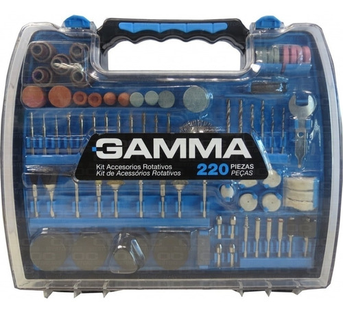 Set Kit Accesorio Mini Torno Gamma Juego 220 Piezas Maletin