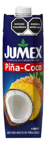 Néctar Jumex Mixto De Piña Coco 960 Ml Pack De 4