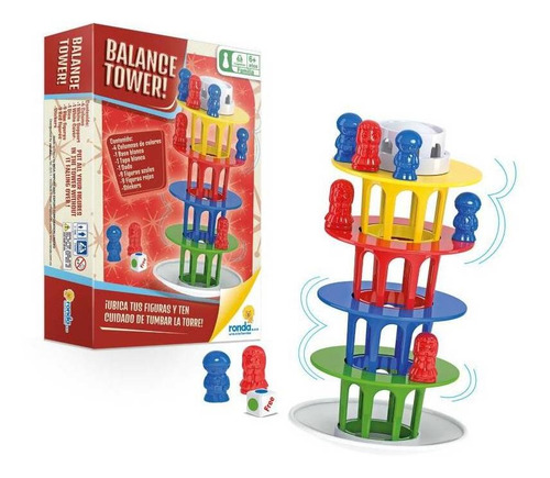Juego De Mesa Balance Tower. Juego Equilibrio Aprendizaje.