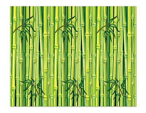 Beistle 52072 Bamboo Backdrop, 4 By 30 Feet, Multicolor