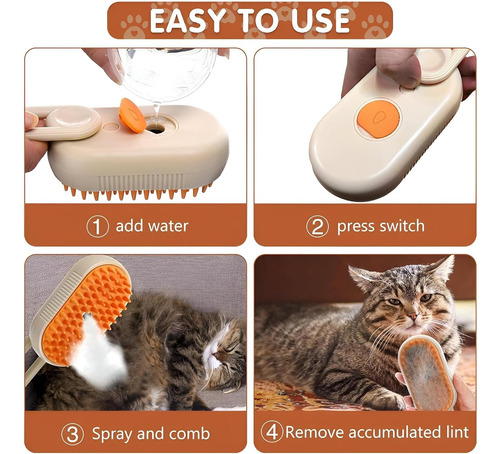 Cepillo Eléctrico 3 En 1 Para Perros Y Gatos